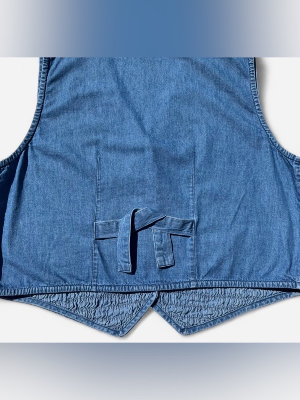 VTG 1990’s Denim Vest - Picture 6 of 7